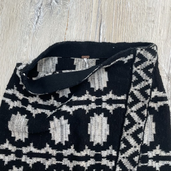 Free People Boho Knitted Mini Skirt Sz M - Picture 5 of 12